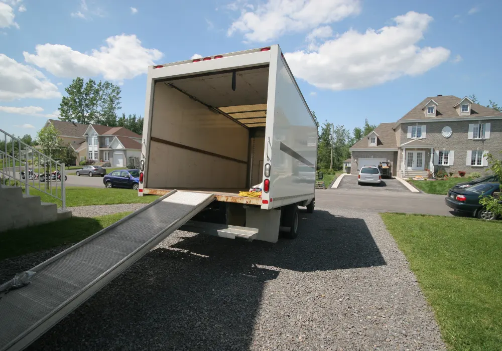 Trailer Back Side Open View